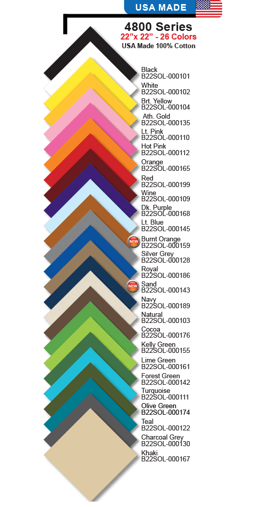 4800 Colors ALT3 4800 series color choices
