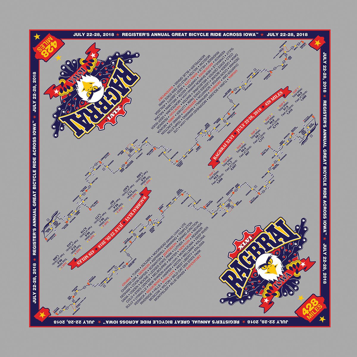 Map Wear Bandanna Promotions