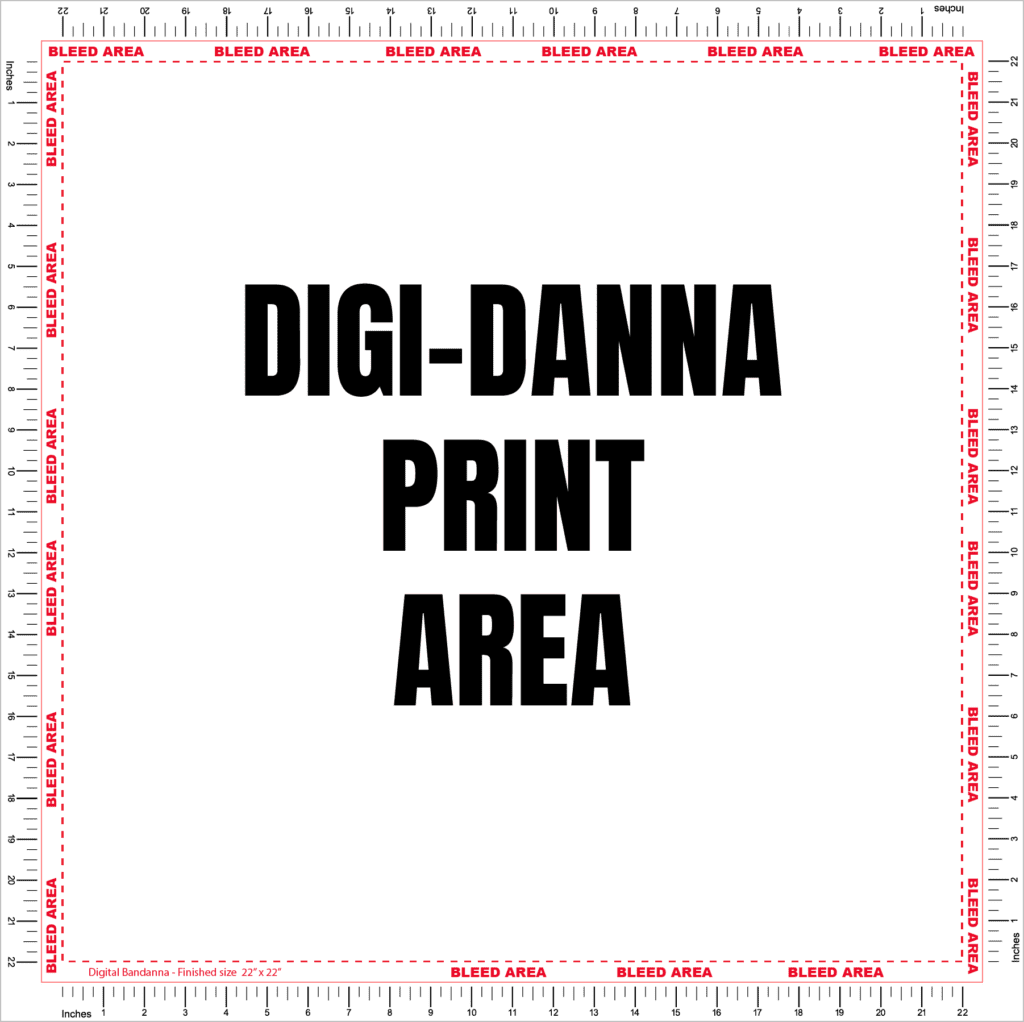 digital bandanna layout guide digi-danna