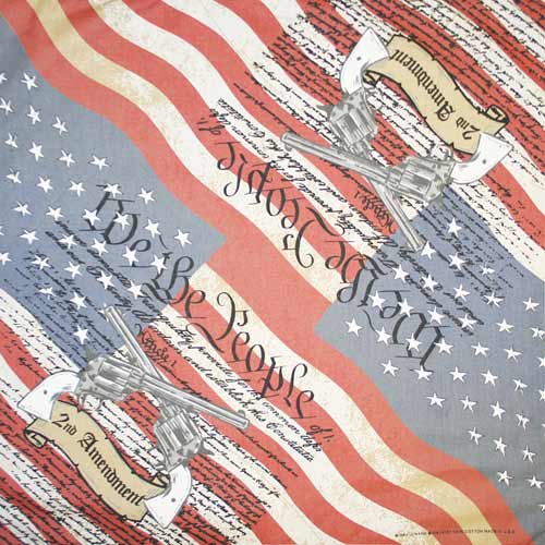 ANERICAN FLAG BACKGROUND 2ND AMENDMENT TYPED OUT