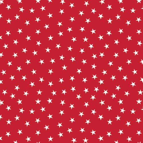 SOLID RED BACKGROUND WITH SMALL WHITE STARS