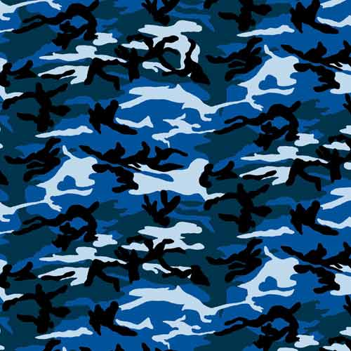 blue white and black camouflage pattern